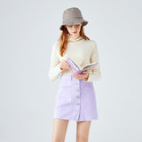 SEMIR 2019 otoño invierno suéter de cachemir suéter femenino suéter de cuello alto de cuello alto mujeres suéter básico de señora sólida