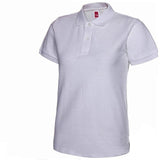 2019 polo de la manera camisa del verano de las nuevas mujeres de manga corta casuales Delgado Polos Mujer Camisas Tops femenino de la talla de algodón Polo